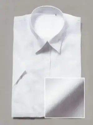 白ブロード 半袖